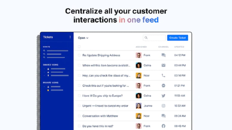 Gorgias ‑ Helpdesk & Live Chat - Best Live Chat Apps for Shopify