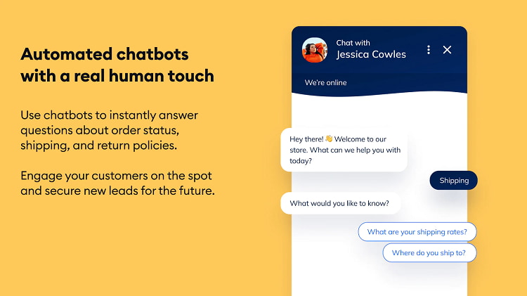 Tidio ‑ Live Chat & Chatbots - Add Live Chat to Your Shopify Site