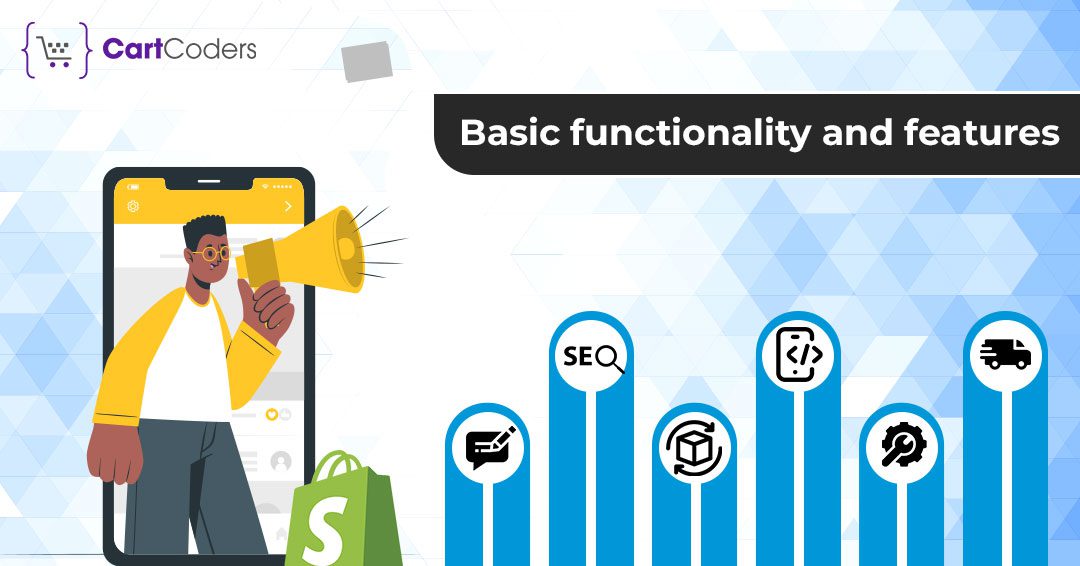 Basic store functionalities & features