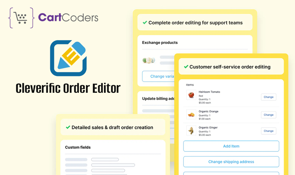 Cleverific Order Editor