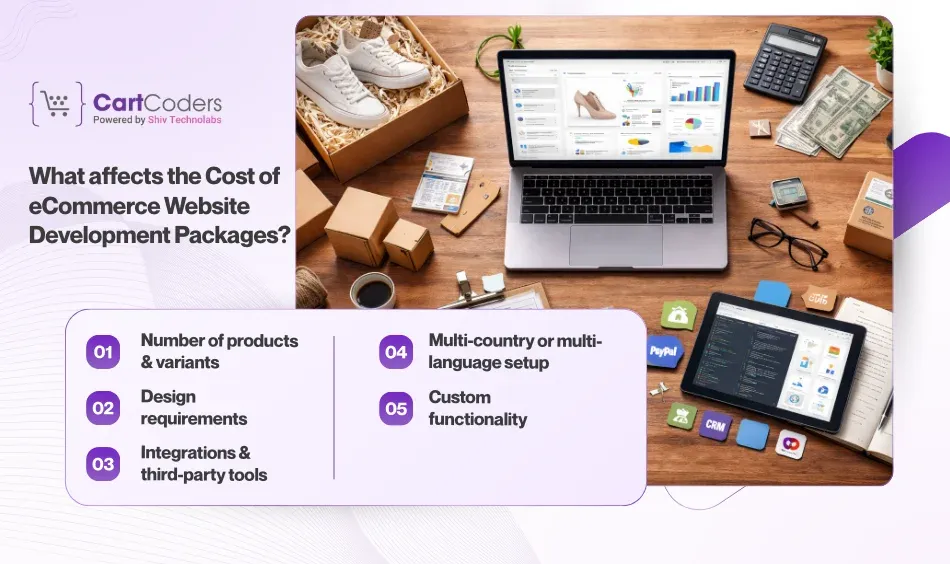 What Affects the Cost of eCommerce Website Development Packages?