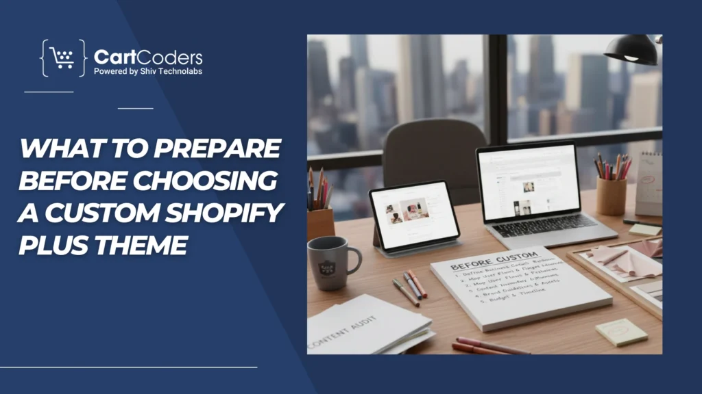 What to Prepare Before Choosing a Custom Shopify Plus Theme