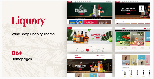 Ap Liquory Wine Shop Shopify Theme
