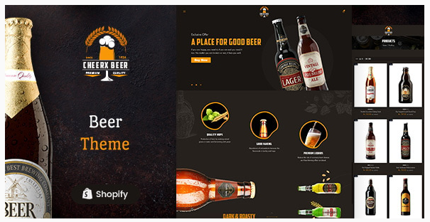 Cheerx - Alchocol & Liquor Store Shopify Theme