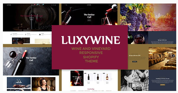 Luxywine - Wine & Vineyard Responsive Shopify Theme