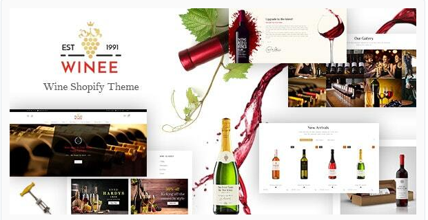 Winee - Wine Shop, Winery Farm Shopify Theme
