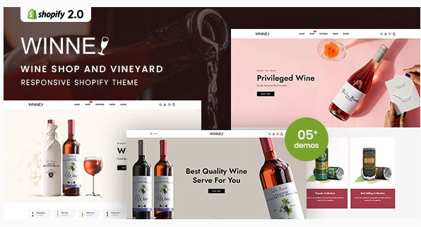 Winne - Wine & Winery Responsive Shopify 2.0 Theme