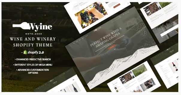Wyine - Wine Shop & Liquor Store Shopify
