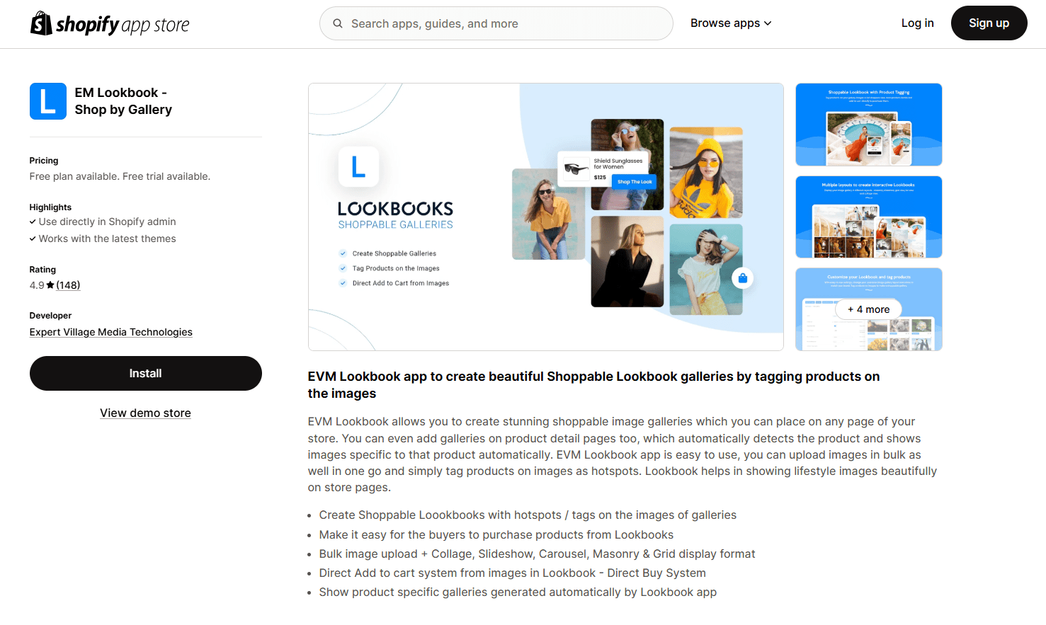 EM Lookbook ‑ Shop by Gallery