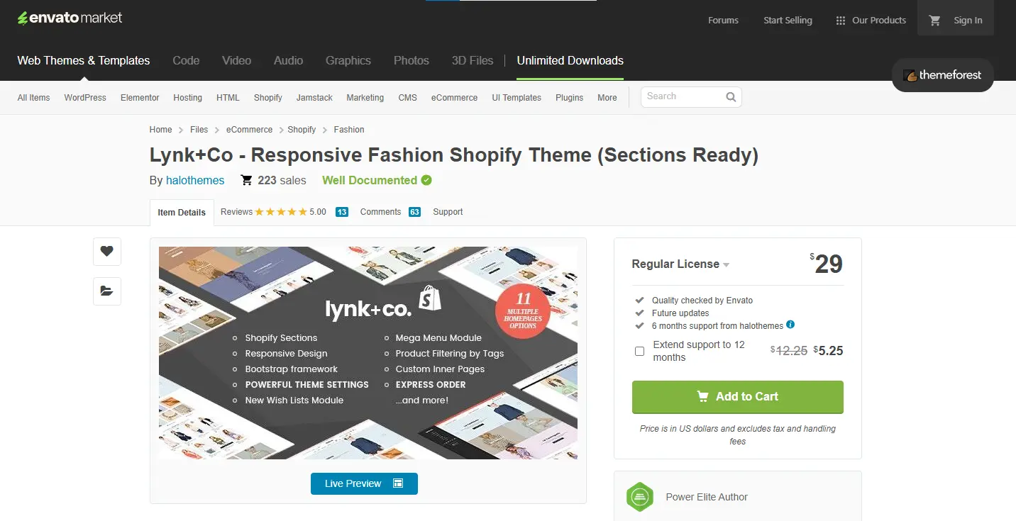 Lynk+Co Responsive Fashion Shopify Theme