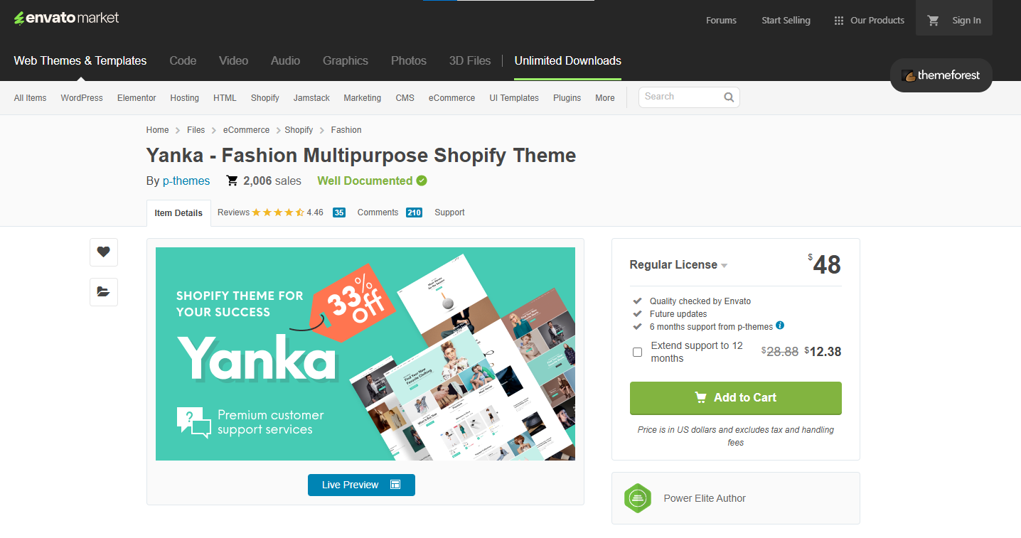 Yanka Fashion Multipurpose Shopify Theme