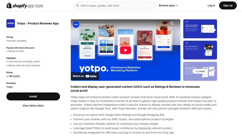Yotpo ‑ Product Reviews App