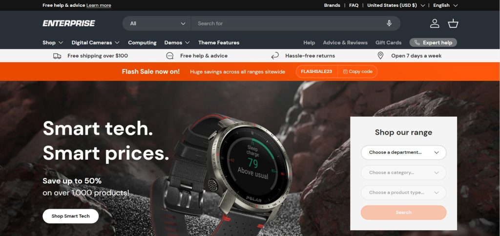 Shopify Enterprise Theme - Digital Style