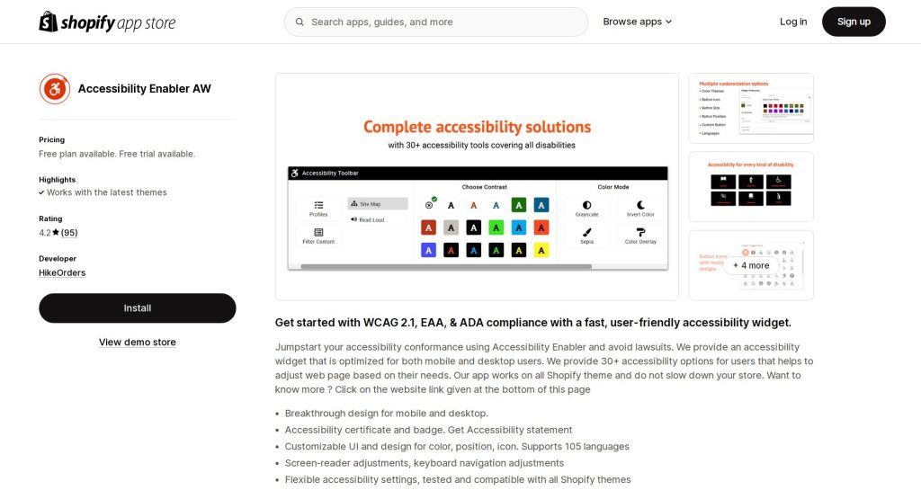 Accessibility Enabler AW