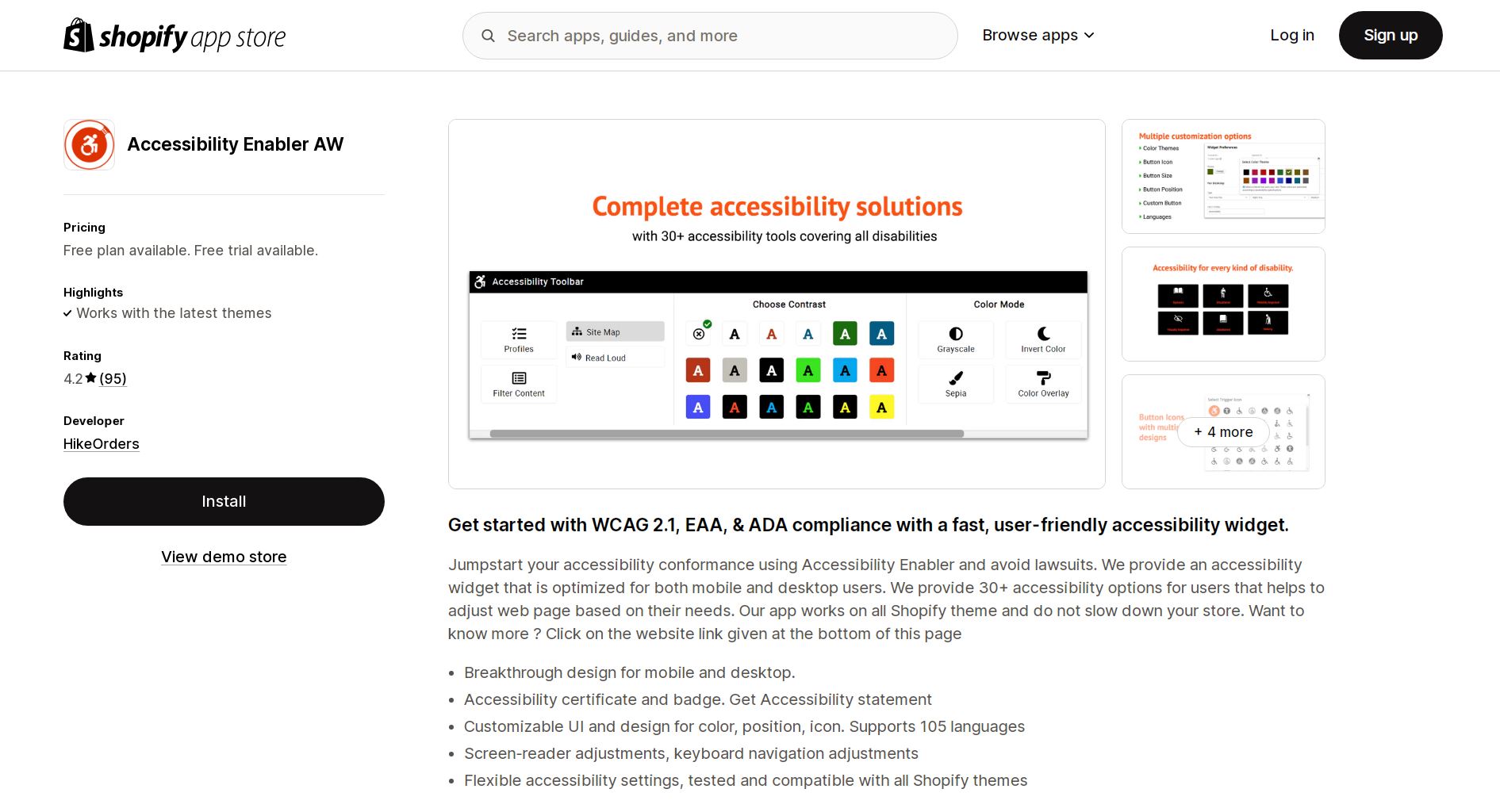 Top 10 Best Shopify Accessibility Apps - ADA & WCAG Compliance