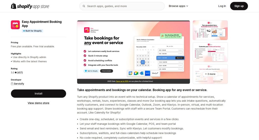 Easy Appointment Booking