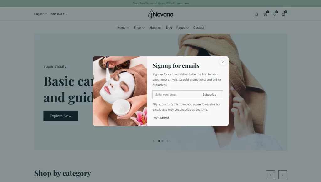 Novana – Beauty & Cosmetics Shopify Theme