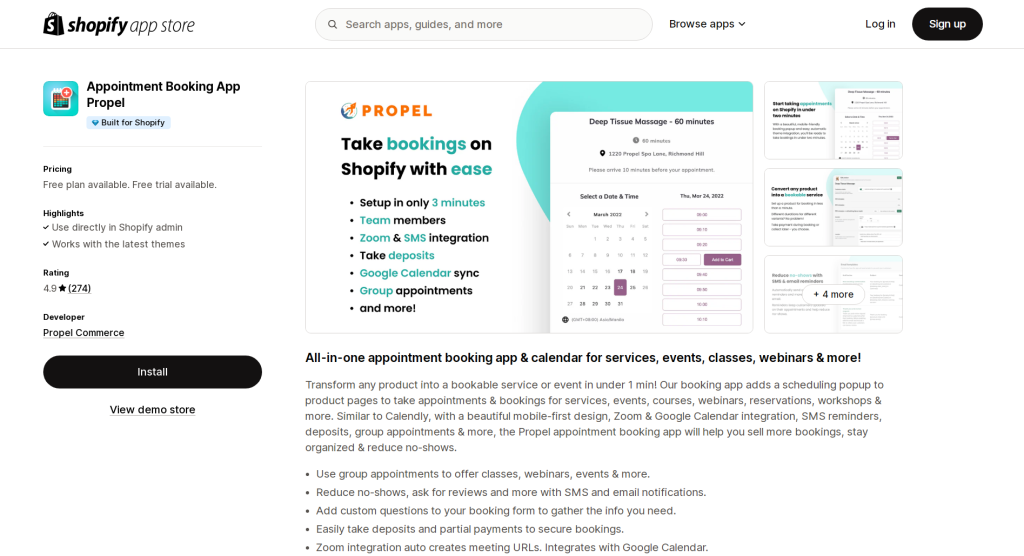 Appointment Booking App Propel