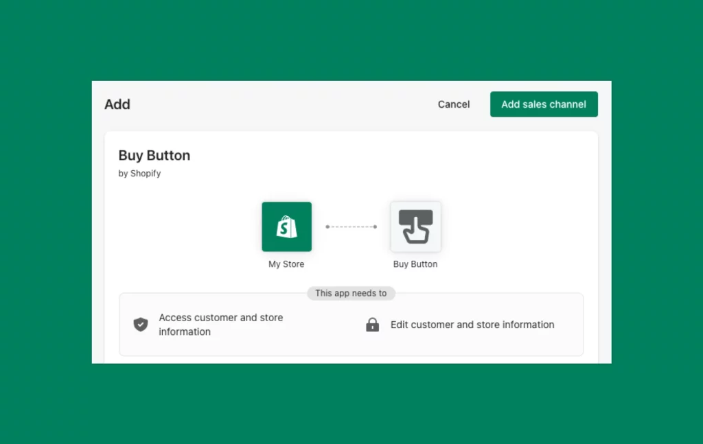 Add Shopify Buy Button