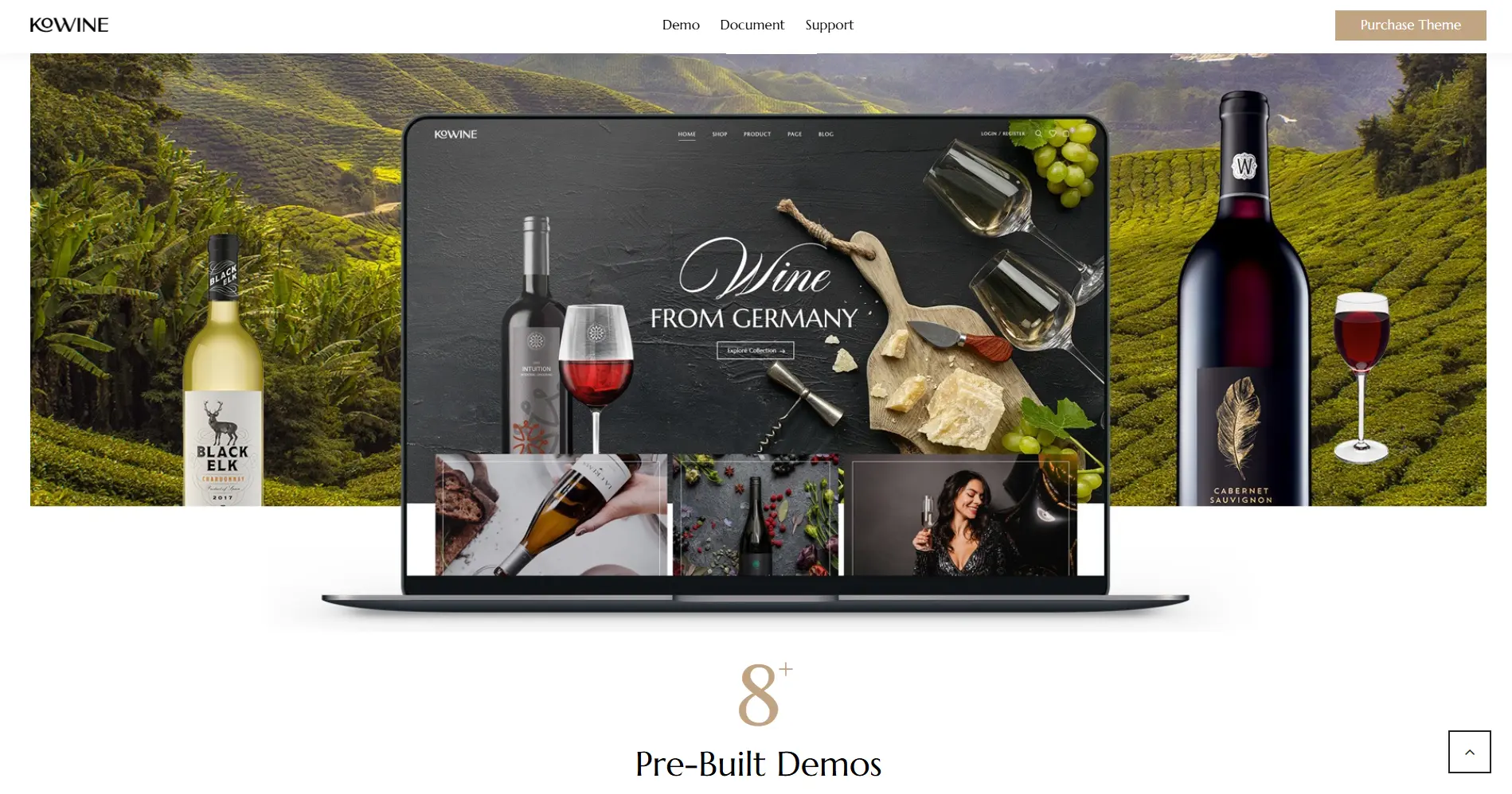 8. Kowine – Wine Shopify Theme OS 2.0