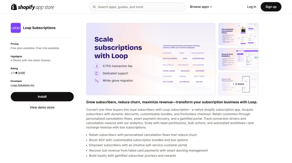 Loop Subscription