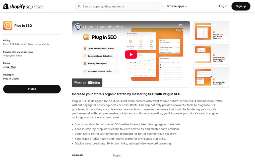 Plug In SEO