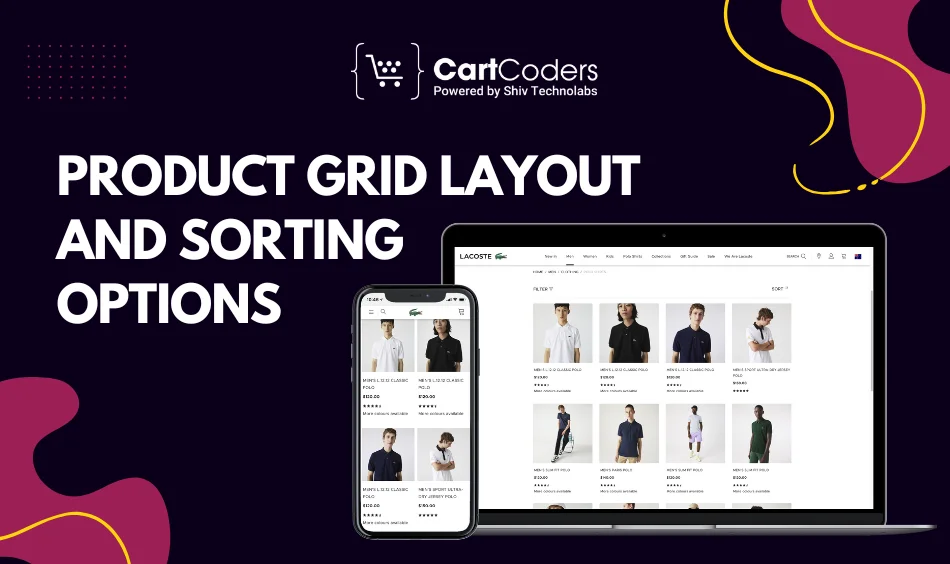 Product Grid Layout and Sorting Options