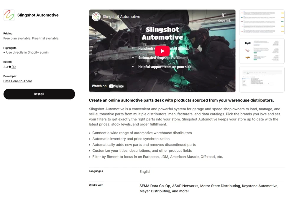 Slingshot Automotive