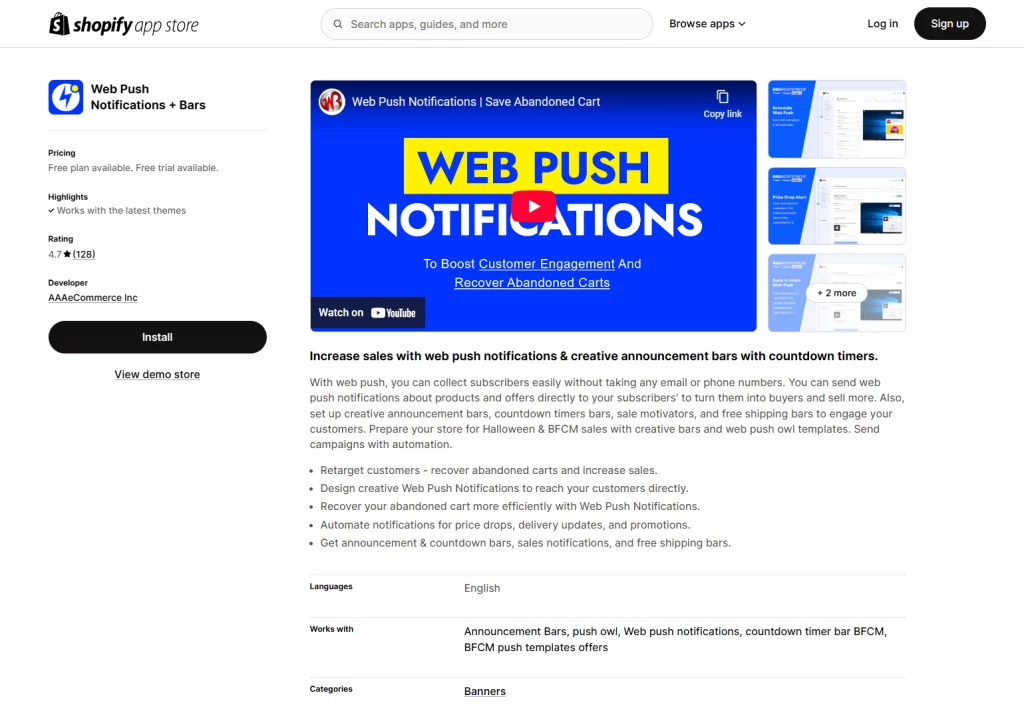 Web Push Notifications