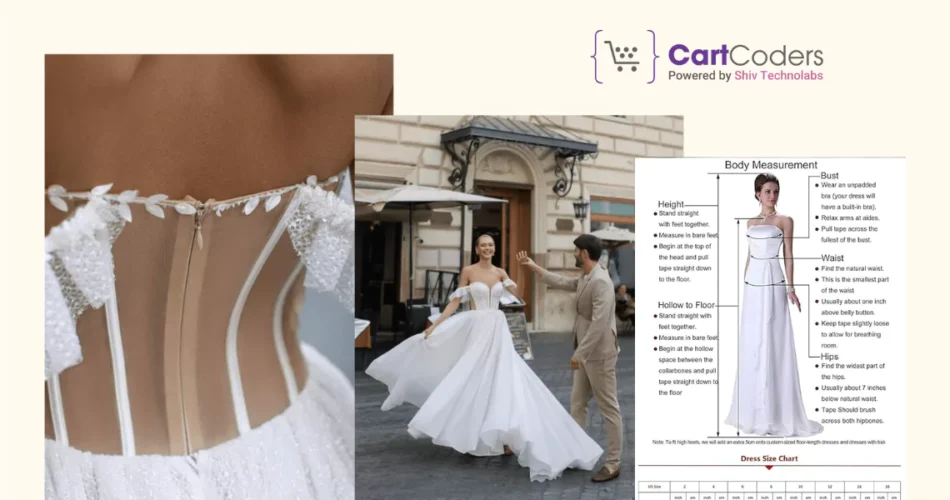 Wedding Dress Size Chart for eCommerce - A Must for Bridal Stores