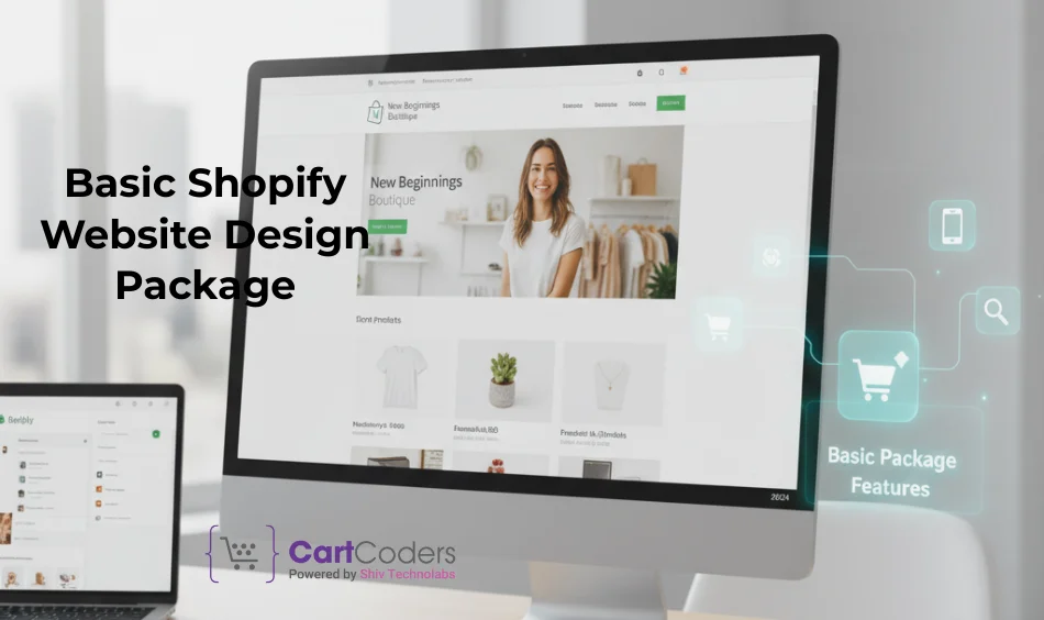 Basic Shopify Website Design Package (New Stores, Small Catalogs)