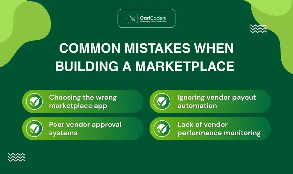Common Mistakes When Building a Marketplace