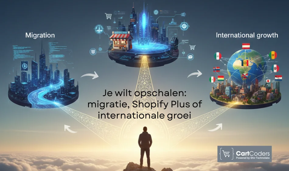 Je wilt opschalen migratie, Shopify Plus of internationale groei