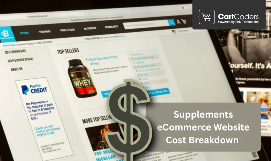 Supplements eCommerce Website Cost Breakdown