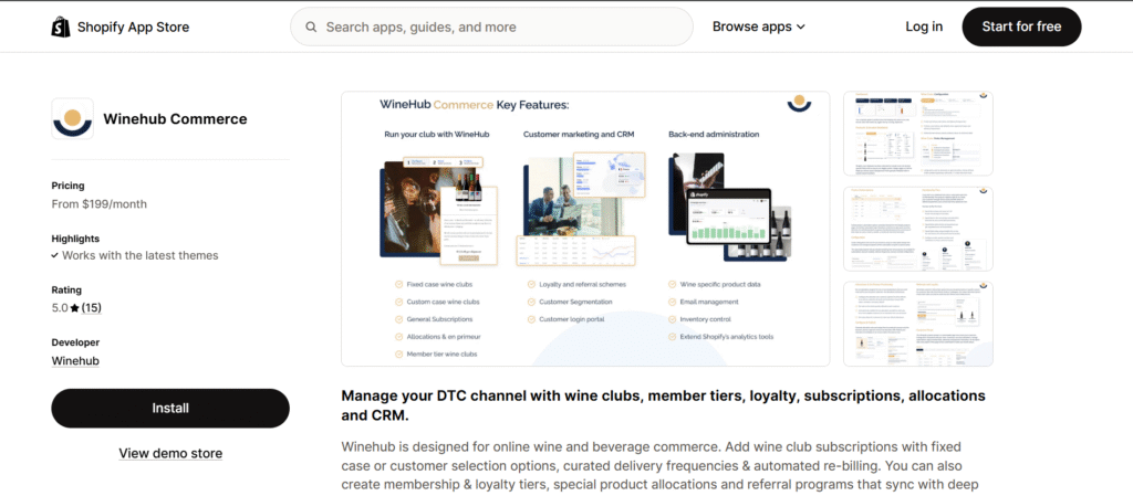 Winehub Commerce