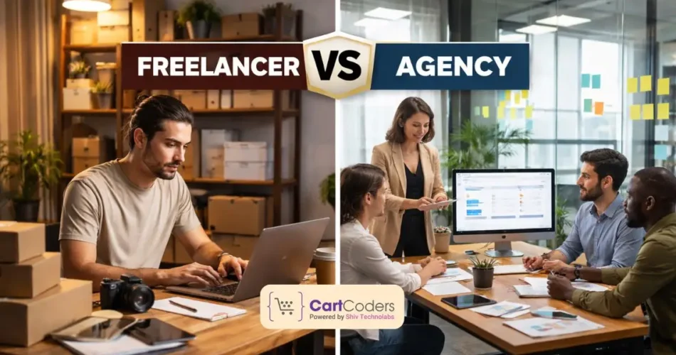 Freelancer vs Agency for eCommerce Development Which Fits Your Project