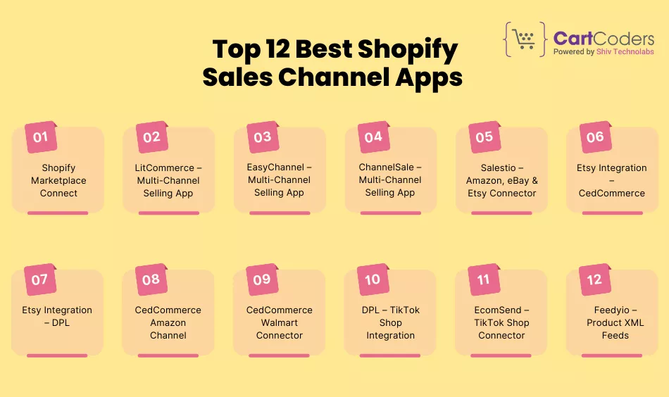 Top 12 Best Shopify Sales Channel Apps