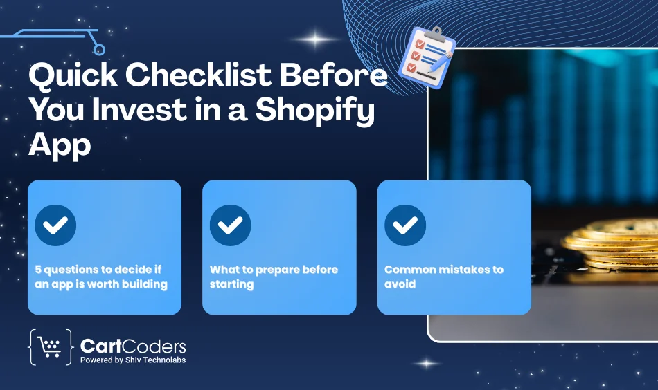 Quick Checklist Before You Invest in a Shopify App
