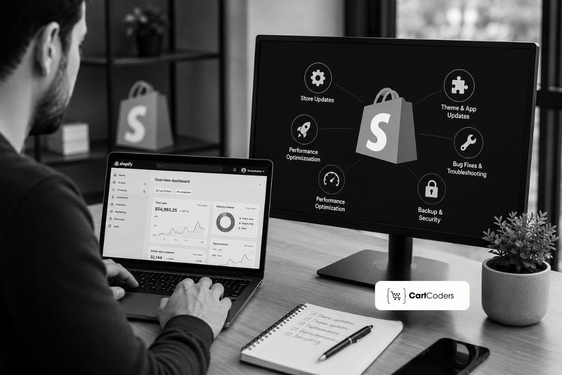 Shopify Store Maintenance & Support in 2026 What a Retainer Actually Covers