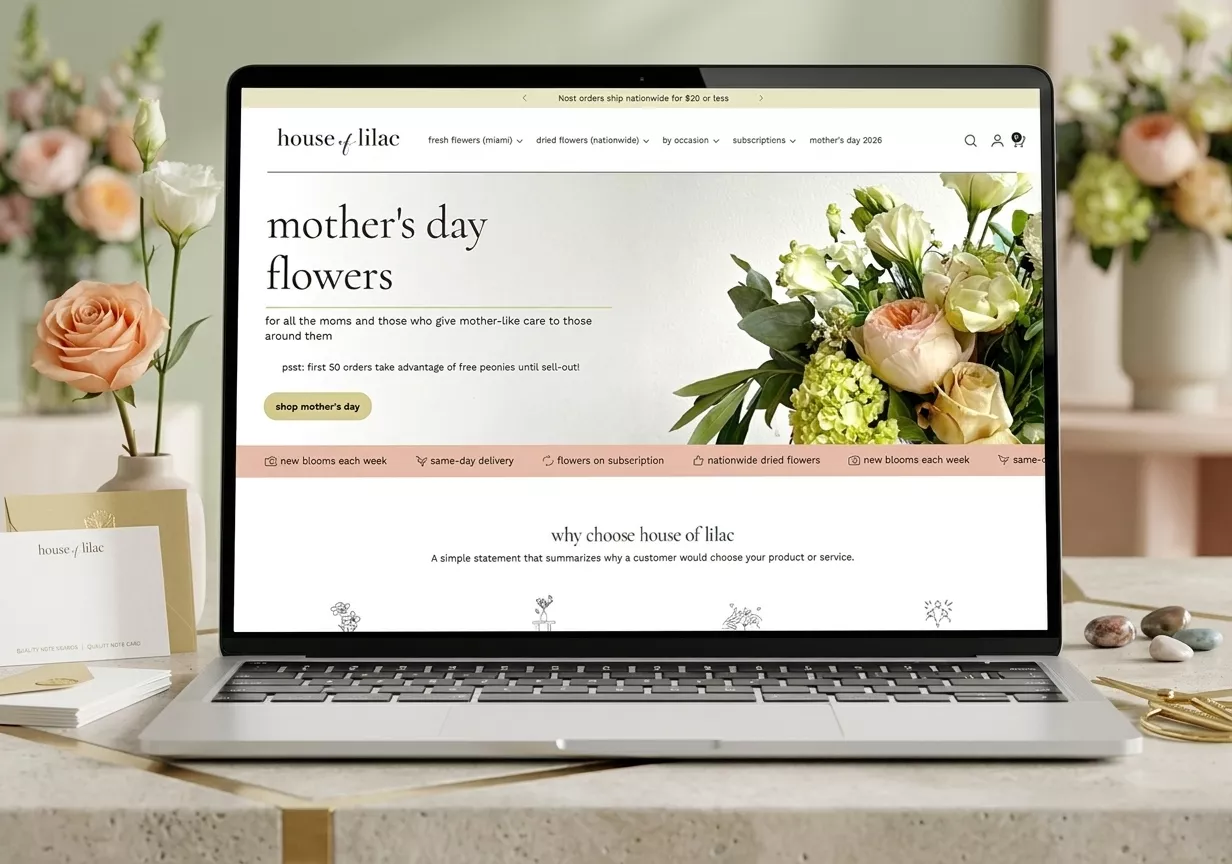 House of Lilac: Growing Business project preview