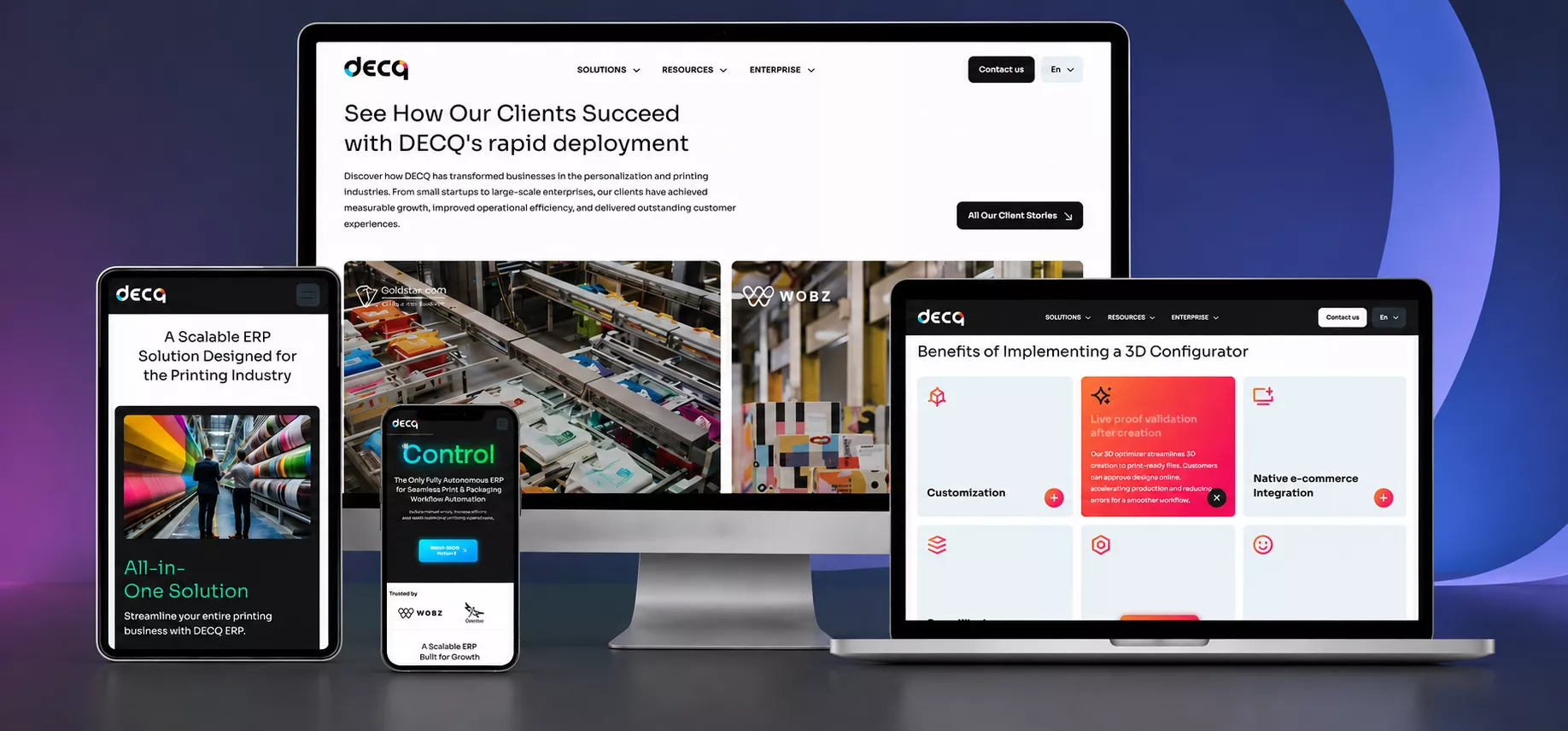 Creativ R Decq Creativ 3D Customizer Case Study | Shopify App Build