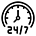 24/7 Autonomous Support Network Icon