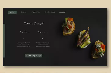 Gourmet Brand Website Design