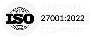 iso certified logo light