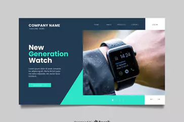 Luxury Watch Brand Web Design