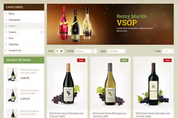 Alcohol Ecommerce Store