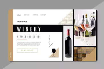 Custom Wine & Spirits Web Design